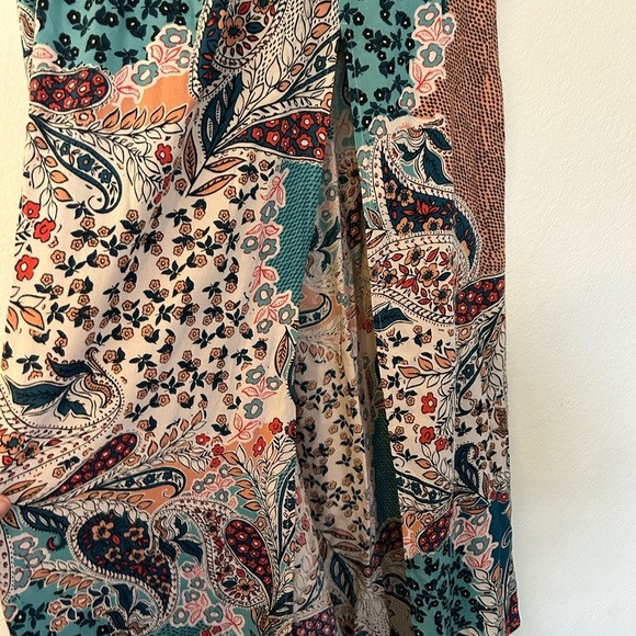 Patrons Of Peace Womens Medium Pull on Floral Maxi Skirt Style "Tide pool" Boho - Picture 3 of 12